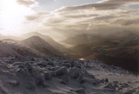 Glen Etive from Buchaille Etive More.