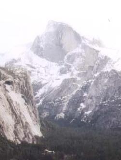 Half Dome (Ansell Adams had better weather!)