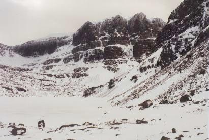 Loch Coire Mhic Fhearchiar and the Triple Buttress