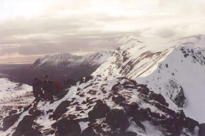 View of Ruadh-stac Mor from A' Choineach Mhor