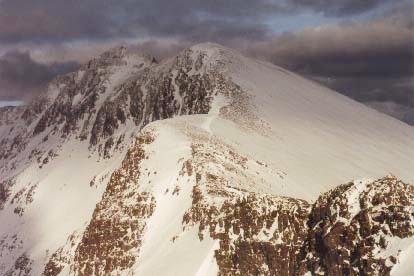 View East to Spidean Coire nan Clach