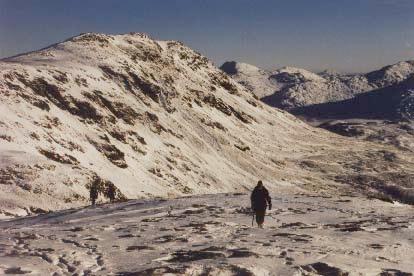 Looking back from the slopes of Ben Lui