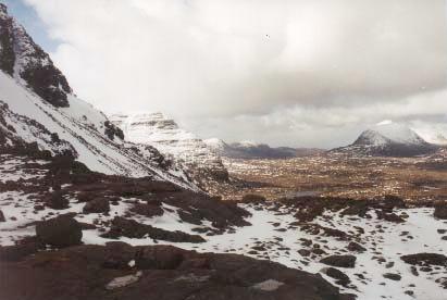 View from the entrance to Coire Mhic Fhearchiar